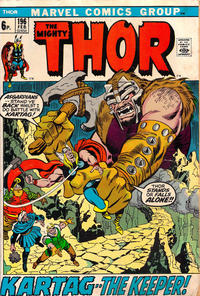 Cover for Thor (Marvel, 1966 series) #196 [British]