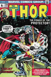 Cover Thumbnail for Thor (Marvel, 1966 series) #219 [British]