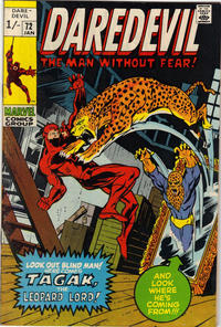 Cover for Daredevil (Marvel, 1964 series) #72 [British]
