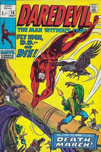 Cover Thumbnail for Daredevil (Marvel, 1964 series) #76 [British]