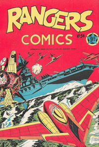 Cover Thumbnail for Rangers Comics (H. John Edwards, 1950 ? series) #54