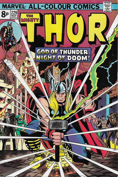 Cover for Thor (Marvel, 1966 series) #229 [British]