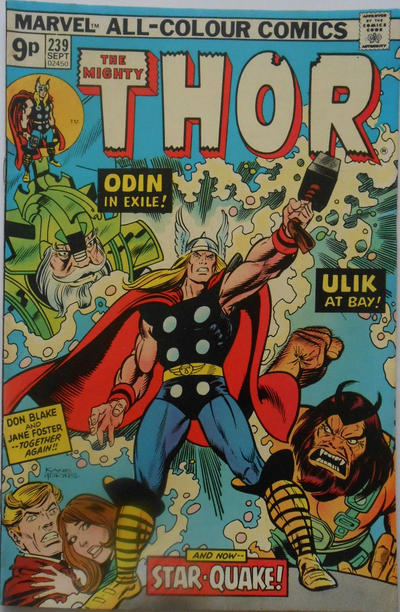 Cover for Thor (Marvel, 1966 series) #239 [British]