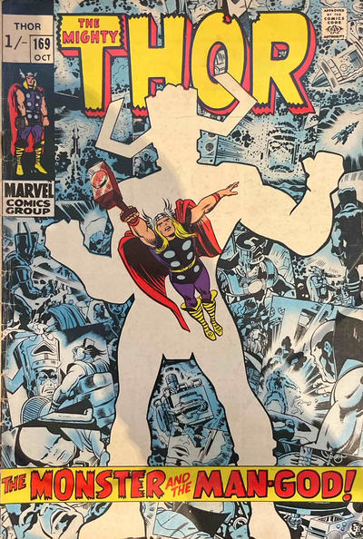 Cover for Thor (Marvel, 1966 series) #169 [British]