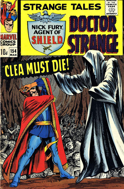 Cover for Strange Tales (Marvel, 1951 series) #154 [British]