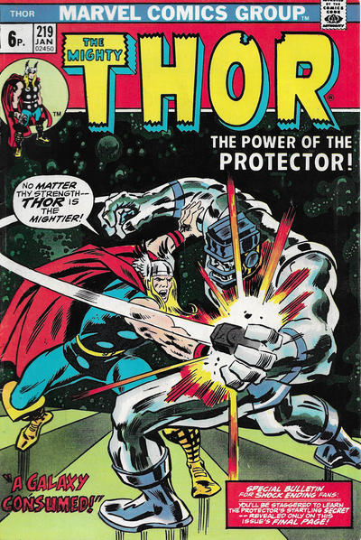 Cover for Thor (Marvel, 1966 series) #219 [British]