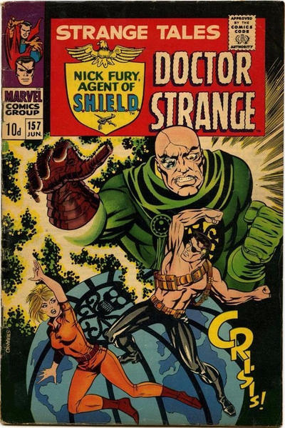 Cover for Strange Tales (Marvel, 1951 series) #157 [British]