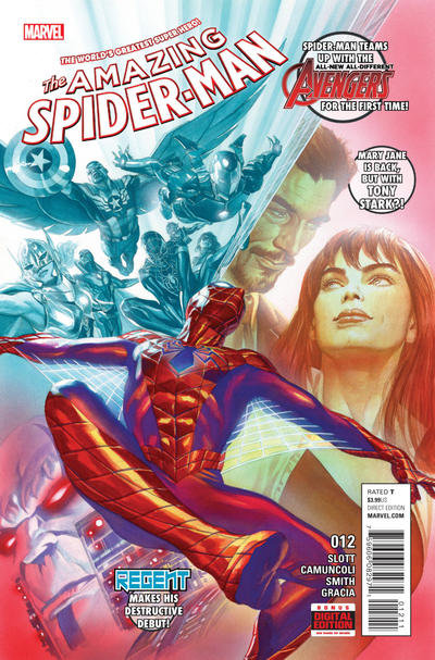 Cover for Amazing Spider-Man (Marvel, 2015 series) #12