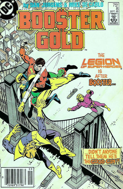 Cover for Booster Gold (DC, 1986 series) #8 [Newsstand]