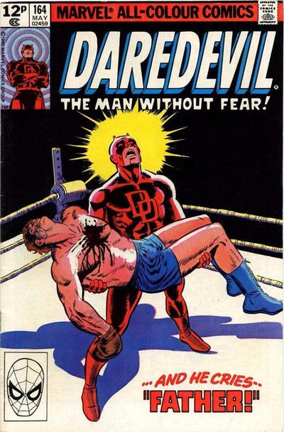 Cover for Daredevil (Marvel, 1964 series) #164 [British]