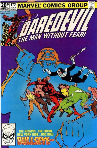 Cover for Daredevil (Marvel, 1964 series) #172 [British]