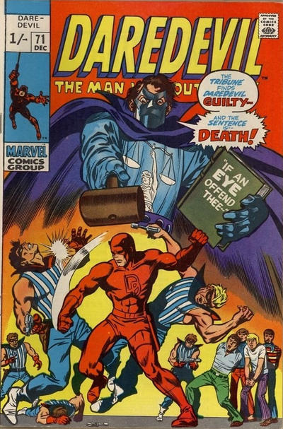 Cover for Daredevil (Marvel, 1964 series) #71 [British]