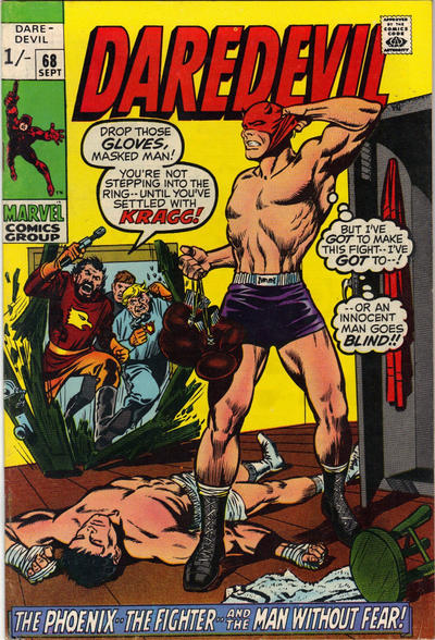 Cover for Daredevil (Marvel, 1964 series) #68 [British]