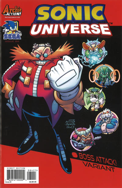 Cover for Sonic Universe (Archie, 2009 series) #84 [Cover B Lamar Wells]