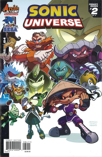 Cover for Sonic Universe (Archie, 2009 series) #84 [Cover A Jamal Peppers]
