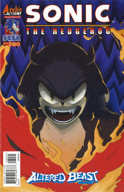 Cover for Sonic the Hedgehog (Archie, 1993 series) #280 [Cover B Erik Ly]