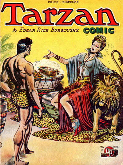 Cover for Tarzan Comic (Donald F. Peters, 1950 series) #v2#15