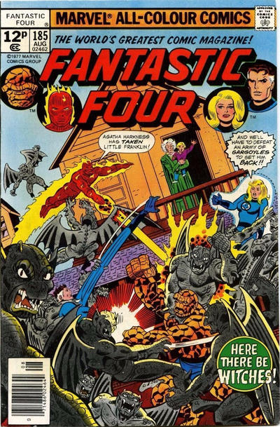 Cover for Fantastic Four (Marvel, 1961 series) #185 [British]