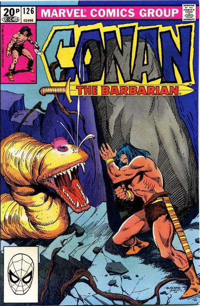 Cover for Conan the Barbarian (Marvel, 1970 series) #126 [British]