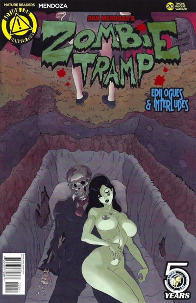 Cover for Zombie Tramp (Action Lab Comics, 2014 series) #20 [TMChu Risqué Variant]