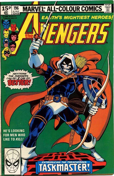 Cover for The Avengers (Marvel, 1963 series) #196 [British]