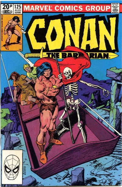 Cover for Conan the Barbarian (Marvel, 1970 series) #125 [British]
