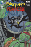 Cover Thumbnail for Batman / Teenage Mutant Ninja Turtles (2016 series) #1 [Newbury Comics Mike Allred Cover]