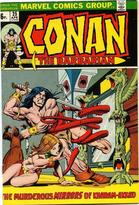 Cover Thumbnail for Conan the Barbarian (Marvel, 1970 series) #25 [British]