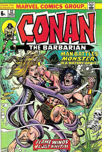 Cover for Conan the Barbarian (Marvel, 1970 series) #32 [British]