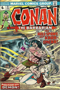 Cover for Conan the Barbarian (Marvel, 1970 series) #35 [British]
