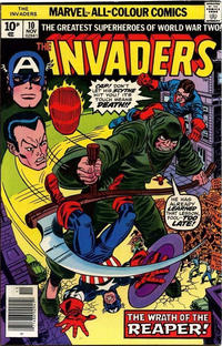 Cover for The Invaders (Marvel, 1975 series) #10 [British]
