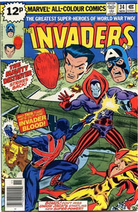 Cover Thumbnail for The Invaders (Marvel, 1975 series) #34 [British]