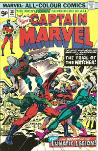 Cover Thumbnail for Captain Marvel (Marvel, 1968 series) #38 [British]