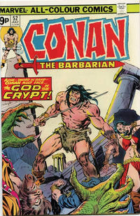 Cover for Conan the Barbarian (Marvel, 1970 series) #52 [British]