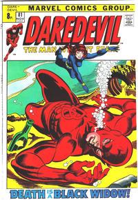 Cover for Daredevil (Marvel, 1964 series) #81 [British]
