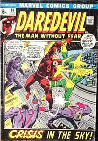 Cover Thumbnail for Daredevil (Marvel, 1964 series) #89 [British]