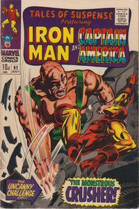 Cover Thumbnail for Tales of Suspense (Marvel, 1959 series) #91 [British]