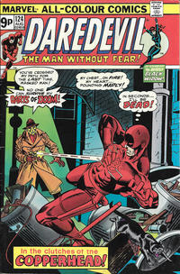 Cover for Daredevil (Marvel, 1964 series) #124 [British]