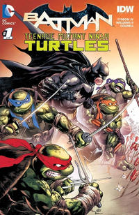 Cover Thumbnail for Batman / Teenage Mutant Ninja Turtles (DC, 2016 series) #1 [Hall of Comics Ivan Reis Cover]