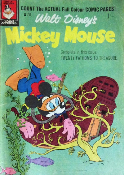 Cover for Walt Disney's Mickey Mouse (W. G. Publications; Wogan Publications, 1956 series) #78