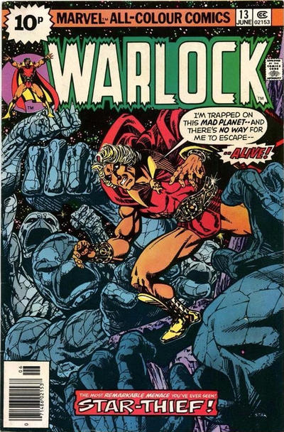 Cover for Warlock (Marvel, 1972 series) #13 [British]