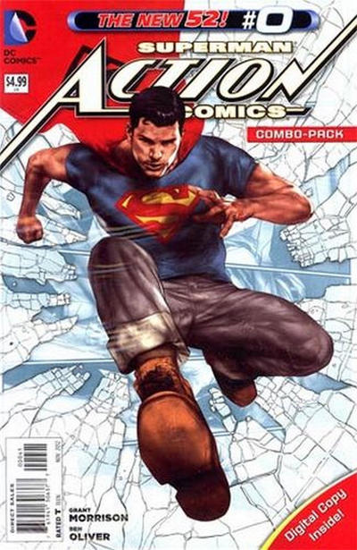 Cover for Action Comics (DC, 2011 series) #0 [Combo-Pack]