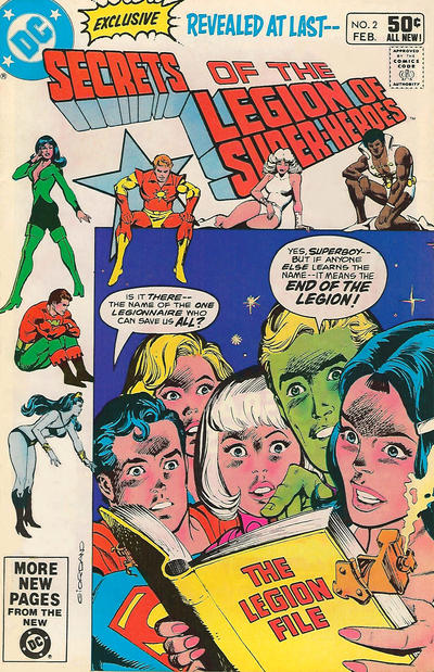 Cover for Secrets of the Legion of Super-Heroes (DC, 1981 series) #2 [Direct]
