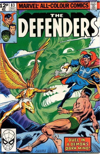 Cover for The Defenders (Marvel, 1972 series) #83 [British]