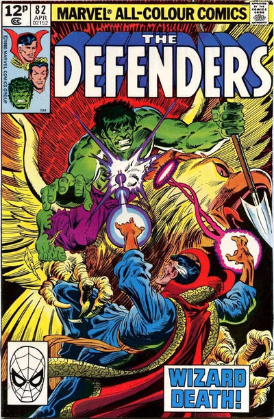 Cover for The Defenders (Marvel, 1972 series) #82 [British]