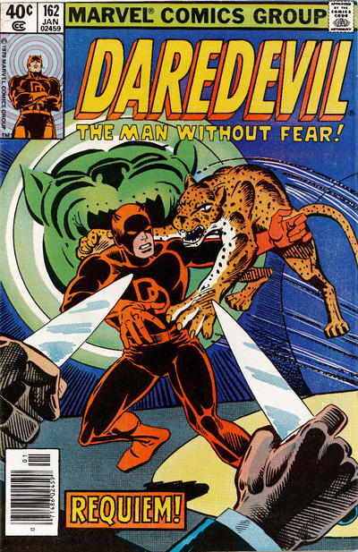 Cover for Daredevil (Marvel, 1964 series) #162 [Newsstand]