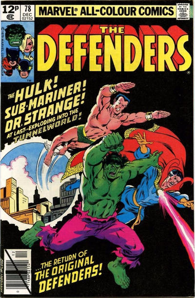 Cover for The Defenders (Marvel, 1972 series) #78 [British]