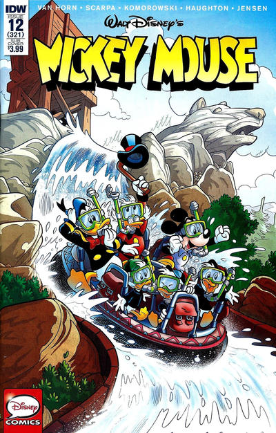 Cover for Mickey Mouse (IDW, 2015 series) #12 / 321 [Subscription Cover Variant]
