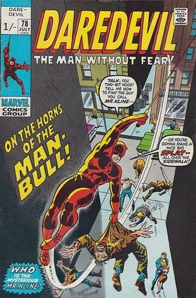 Cover for Daredevil (Marvel, 1964 series) #78 [British]
