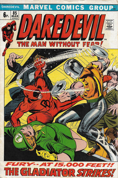 Cover for Daredevil (Marvel, 1964 series) #85 [British]